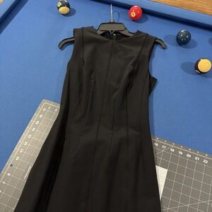 Dolce & Gabbana Sleeveless Sheath Dress 42 Black Structured SD112 / Tyral - New